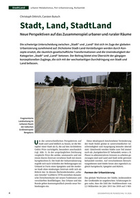 Produktabbildung zu Stadt, Land, StadtLand - Neue Perspektiven auf das Zusammenspiel urbaner und ruraler Räume