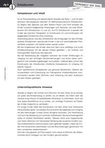 Produktabbildung zu Themenwelt der Zahl: Zirkelblumen - Kommentar - Monatsspecial Juni 2017