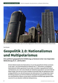 Produktabbildung zu Geopolitik 2.0: Nationalismus und Multipolarismus - Eine politisch-geographische Einführung zu Konturen einer neo-imperialen Weltordnung im 21. Jahrhundert