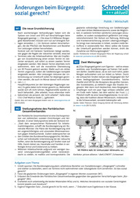 Produktabbildung zu Änderungen beim Bürgergeld: sozial gerecht? - - Politik / Wirtschaft ab Klasse 9