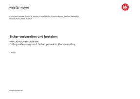 Probeseiten Prüfungsvorbereitung Sicher vorbereiten und bestehen - Bankkauffrau/Bankkaufmann - Prüfungsvorbereitung Teil 2, 2. Auflage 2026