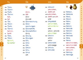 BAUSTEINE Wörterbuch: Wörterliste 1/2, Seite 48/49