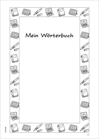 Deckblatt Wörterbuch