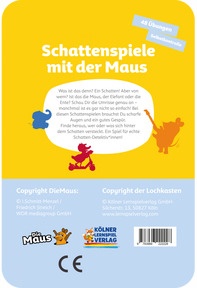 Schattenspiele mit der Maus 3-4+. Rückseite