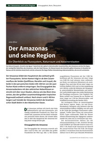 Produktabbildung zu Der Amazonas und seine Region - Ein Überblick zu Flusssystem, Naturraum und Anrainerstaaten