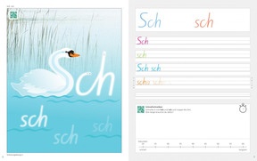 Erste Buchstabenfolgen: Sch, sch (S. 8/9)