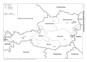 Produktabbildung zu Österreich - Verwaltungsgliederung (Bundesländer)