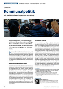 Produktabbildung zu Kommunalpolitik - Mit Social Media verfolgen und verstehen?