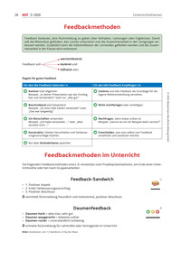 Produktabbildung zu Feedbackmethoden - Ausgabe 03/2026