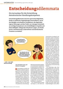 Produktabbildung zu Entscheidungsdilemmata - Ein Lernanlass für die Entwicklung demokratischer Handlungskompetenz