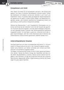 Produktabbildung zu Themenwelt der Zahl: Kamelle werfen - Kommentar - Monatsspecial Februar 2016