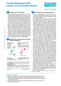 Produktabbildung zu Physik-Nobelpreis 2024: Lernen mit neuronalen Netzen - - Physik/Informatik ab Klasse 9