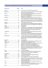 Probeseiten Gesetzessammlung für Wirtschaftsschulen - Schulbuch, 62. Auflage 2026