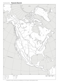 Produktabbildung zu Stumme Karten Amerika - Download als pdf