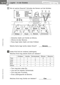 Produktabbildung zu Themenwelt der Zahl: Sommer-Logeleien - Lösungen - Monatsspecial Juli / August 2019