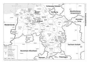 Produktabbildung zu Niedersachsen (Verwaltungsgliederung)