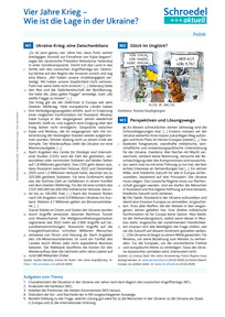 Produktabbildung zu Vier Jahre Krieg - Wie ist die Lage in der Ukraine? - - Politik ab Klasse 9