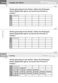 Produktabbildung zu Themenwelt der Zahl: Aufgabe der Woche 12/2019 - Zahlen und Operationen: Primzahlen beim Würfeln bestimmen