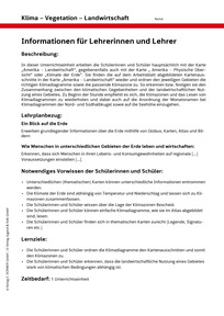 Produktabbildung zu Stundenbild März: Klima - Vegetation - Landwirtschaft - Diercke Weltatlas fächerübergreifend