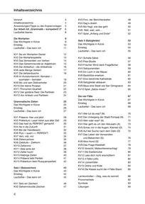 Inhaltsverzeichnis