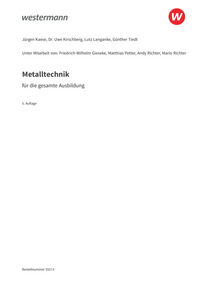 Probeseiten Metalltechnik für die gesamte Ausbildung - Schulbuch, 5. Auflage 2024