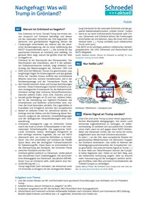 Produktabbildung zu Nachgefragt: Was will Trump in Grönland? - - Politik ab Klasse 10