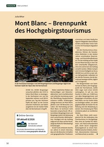 Produktabbildung zu Mont Blanc – Brennpunkt des Hochgebirgstourismus