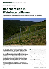 Produktabbildung zu Bodenerosion in Weinbergsteillagen - Zwei Regionen in Mitteleuropa und im Mediterrangebiet im Vergleich