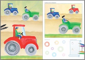 Schreibbewegungen anbahnen - Grundbewegungen - S. 8-9