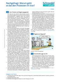 Produktabbildung zu Nachgefragt: Worum geht es bei den Protesten im Iran? - - Politik ab Klasse 9