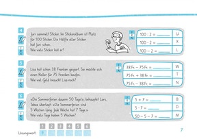 Die Bunte Reihe Schweiz - Sachrechnen 2 - Beispielseite 7