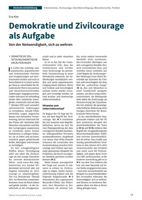 Produktabbildung zu Demokratie und Zivilcourage als Aufgabe - Von der Notwendigkeit, sich zu wehren