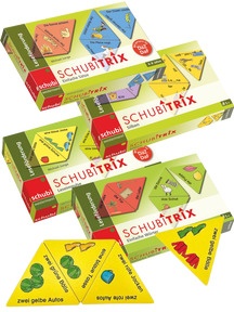 Startchancen-Paket DEUTSCH Leseförderung 1-2: SCHUBITRIX Domino-Lernspiele