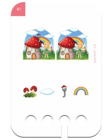 Was fehlt. Beispielkarte Haus