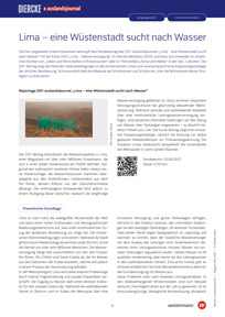 Produktabbildung zu Unterrichtsverlauf: Lima - eine Wüstenstadt sucht nach Wasser - Diercke x auslandsjournal - Einheit 10