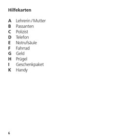 Anleitung 4/4 - Inhaltsübersicht