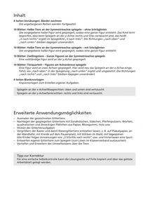 Kopiervorlagenmappe Gittertiere 2 - Inhaltsübersicht