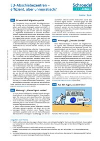 Produktabbildung zu EU-Abschiebezentren - effizient, aber unmoralisch? - - Politik / Ethik ab Klasse 10