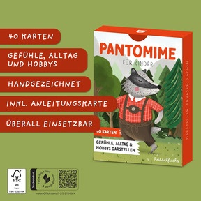 Inklusive Anleitungskarte mit Tipps und Spielideen