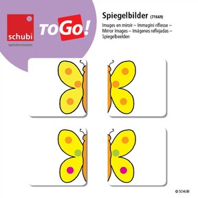 71669 - schubi ToGo Spiegelbilder - Beispielkarten