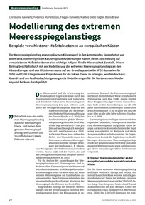 Produktabbildung zu Modellierung des extremen Meeresspiegelanstiegs - Beispiele verschiedener Maßstabsebenen an europäischen Küsten