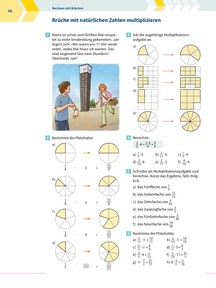 Brüche mit natürlichen Zahlen multiplizieren