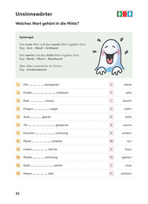 S. 32: Unsinnswörter
