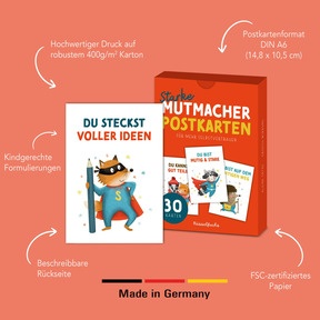 Hochwertige Karten mit wichtigen Botschaften!