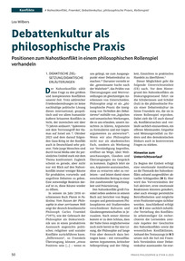 Produktabbildung zu Debattenkultur als philosophische Praxis - Positionen zum Nahostkonflikt in einem philosophischen Rollenspiel verhandeln