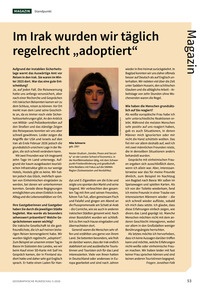 Produktabbildung zu Im Irak wurden wir täglich regelrecht „adoptiert“