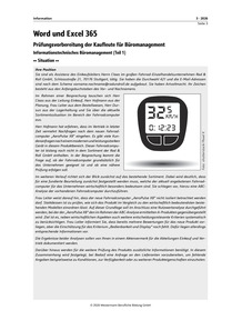 Produktabbildung zu Word und Exel 365 - Prüfungsvorbereitung der Kaufleute für Büromanagement - Informationstechnisches Büromanagement (Teil 1)