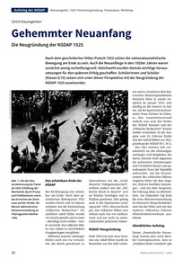 Produktabbildung zu Gehemmter Neuanfang - Die Neugründung der NSDAP 1925