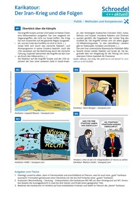 Produktabbildung zu Karikatour: Der Iran-Krieg und die Folgen - - Politik ab Klasse 8