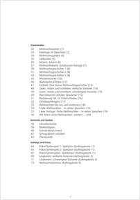 Werkstatt Weihnachten Inhaltsverzeichnis Seite 2